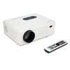 CL720 3000LM 1280x800 Proyector LED de cine en casa con control remoto, compatible con HDMI, VGA, YPbPr, video, audio, TV, interfaces USB (blanco)