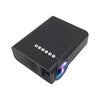 YG520 800x480 1800LM Mini proyector LED de cine en casa, compatible con HDMI, AV, SD, USB y VGA, versión para teléfono móvil (negro)