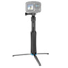 RUIGPRO Trípode de mano de una pieza para Selfie Stick, montura telescópica para DJI Osmo Action, GoPro HERO9 Black / HERO8 Black / 7/6/5/5 Session / 4 Session / 4/3 + / 3/2/1, Xiaoyi y otras acciones Cámaras (negro)