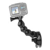 Soporte de abrazadera flexible con mordazas de ventosa para GoPro Hero11 Black / HERO10 Black /9 Black / HERO8 Black /7/6/5/5 Session /4 Session /4 /3+ /3 /2 /1, DJI Osmo Action, Xiaoyi y otrosCámaras de acción (negras)