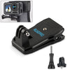 RUIGPRO 360 grados de rotación Mochila Rec-Mounts Clip Abrazadera de montaje con tornillo para GoPro HERO9 Black / HERO8 Black / 7/6/5/5 Sesión / 4 Sesión / 4/3 + / 3/2/1, DJI Osmo Action, Xiaoyi y Otras cámaras de acción (negro)