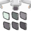JSR KS 6 en 1 UV + CPL + ND4 + ND8 + ND16 + ND32 Filtro de lente para DJI Air 2s, marco de aluminio