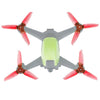 RCSTQ 2 PAILES DE COLOR CLEAR PROTEZERS PARA DJI FPV (ROJO)