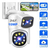 Cámara de Seguridad WiFi Exterior 2NLF Doble Lente PTZ 360° IP66 con Visión Nocturna