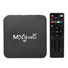 MXQ 4K Full HD Media Player RK3229 Quad Core KODI Android 9.0 TV Box con control remoto, RAM: 1 GB, ROM: 8 GB, compatible con HDMI, WiFi, Miracast, DLNA