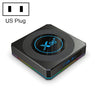 X96 X4 8K Smart TV Box Android 11.0 Media Player con control remoto, AMLOGIC S905X4 Brazo de cuádruple Cortex A55, RAM: 4GB, ROM: 64GB, Soporte 100M, WiFi de doble banda, Bluetooth, Tapón de EE. UU.