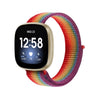 Para la banda de reloj de bucle de nylon 3 nylon (Rainbow)