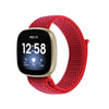Para la banda de reloj de bucle de nylon 3 nylon (rojo)