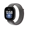 Para la banda de reloj de bucle de nylon 3 nylon (gris)