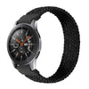 Banda de reloj de tejido de nylon universal de 22 mm (negro)