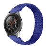 Banda de reloj de tejido de nylon universal de 22 mm (azul)
