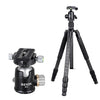 BEXIN W324C M44 Trípode de fibra de carbono Cámara de disparo estable para cámara de punto de video Dslr