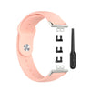 Para Huawei Watch Fit 18 mm Back Back Silicone Solid Color Band (rosa claro)