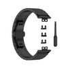 Para Huawei Watch Fit Band de reloj de acero inoxidable (negro)