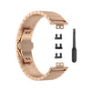 Para la banda de reloj de acero inoxidable de Huawei Watch (oro rosa)