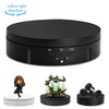 14.6cm USB Electric Pantalla de la plataforma giratoria giratoria de la plataforma giratoria de los accesorios de disparo para la fotografía, carga: 10kg (negro)