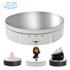 14.6cm USB Electric Pantalla de la placa giratoria giratoria de la plataforma giratoria giratoria de los accesorios de disparo para la fotografía, carga: 10 kg (espejo blanco)