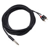3685 6.35mm Cable de audio estéreo Macho a doble RCA Doble, Longitud: 5m