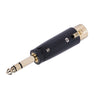 LZ1165G 6.35mm Macho estéreo a XRL Adaptador de audio femenino Micrófono Conector de altavoz estéreo