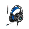 2 PCS G58 Juego montado en la cabeza Auriculares con cable con micrófono, cable Longitud: alrededor de 2m, Color: Negro Single Plug versión