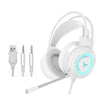 2 PCS G58 Auriculares con cable de espera con micrófono, cable: alrededor de 2m, Color: blanco Colorido 3.5mm Versión