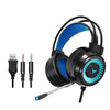 2 PCS G58 Auriculares con cable de espera de cabeza G58 con micrófono, longitud del cable: a unos 2 m, color: negro colorido 3.5mm versión