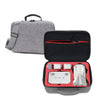 Caja portátil transportable impermeable a prueba de agua anti-shock que lleva la caja de la caja de la caja para DJI Air 2S (gris + forro rojo)