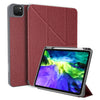 Para iPad Pro 11 2022 / 2021 / 2020 Mutural Multi-Fold Smart Leather Tablet Case (Rojo)