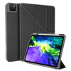 Para iPad Pro 12.9 2022 / 2021 / 2020 Mutural Multi-fold Smart Leather Tablet Case (Negro)