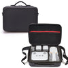 Caja de estuche portátil de almacenamiento de un solo hombro portátil que lleva la caja de la caja de la PU para DJI Air 2S (negro + forro negro)