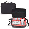 Caja de la caja de la cubierta de la cubierta de la PU de la PU de un solo hombro portátil para DJI Air 2S (negro + forro rojo)