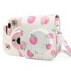 Bolso de la cámara de la serie pintada con la correa para el hombro para Fujifilm Instax Mini 11 (Peach)