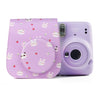 Bolsa de la cámara de la serie pintada con la correa para el hombro para Fujifilm Instax Mini 11 (animal de la fruta)
