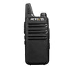 1 par VETEVIS RT622 Frecuencia de la UE 400-480MHZ 16CHS DIBLE WAY RADIO Handheld Walkie Talkie, Enchufe de la UE (Negro)