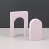Cuboid Door Combo Kits Cubo geométrico Color sólido Fotografía Foto Fondo Mesa Disparos Espuma Props (Rosa)