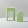 Cuboid Door Combo Kits Cubo geométrico Color sólido Fotografía Foto Fondo Mesa Disparos Espuma Props (Verde)