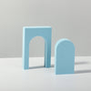Cuboid Door Combo Kits Cubo geométrico Color sólido Fotografía Foto Fondo Mesa Disparos Espuma Props (Azul claro)