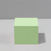 7 x 7 x 6 cm cubo geométrico cuboide Color sólido fotografía foto de fondo mesa tiro accesorios de espuma (verde)