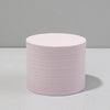 Cubo geométrico cilíndrico de 7,6x6 cm, Color sólido, fotografía, fondo de fotografía, mesa, tiro, accesorios de espuma (rosa)