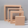 Cubo incrustado kits combinados CUBO GEOMÉRICO CUBO SÓLIDO FOTOGRAFÍA PHOTO FONDO TABLE TRABAJO ESPOSA DE ESPUMA (Color de la carne)