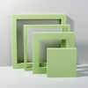 Cubo Embebido Combo Kits Cubo Geométrico Color Sólido Fotografía Foto Fondo Mesa Disparos Espuma Props (Verde)