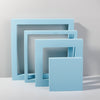 Cube Embedded Combo Kits Cubo geométrico Color sólido Fotografía Foto Fondo Mesa Disparos Espuma Props (Azul claro)