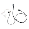 Retevis C9020 TUBO ACUSTICO DE CUBIERTA DE 2 PIN CUBIERTE GUÍA DE AIRE EN LÍNEA Micrófono auricular para Midland Radio