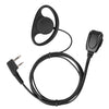 RETEVIS RE-3224 K 2 PIN D-TYPE EARHEOK Auricular micrófono para H777 / RT21 / RT22 / RT24 / RT1 / RT3 / RT81