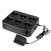 RetElis RTC21 Multifunción de seis vías Walkie Talkie Charger para Retevilis RT21 / RT24, Tapones de EE. UU.