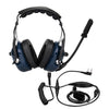 RETEVIS EH050K 2 PIN Volumen ajustable Reducción de ruido Auricular micrófono con finger PTT