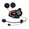 WUPP CS-1412B1 Bluetooth 5.1 S2 Casco de motocicleta Casco Dúplex completo Bluetooth Intercom Auriculares auriculares (naranja)