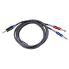 Tc195buls01-18 3.5mm macho a doble 6.35mm Mono Cable de audio masculino, longitud: 1.8m