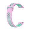 Para Huawei Watch 3 /3 Pro 22 mm Band de reloj de silicona de 22 mm (Pink Mint Green)