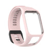 Para la banda de reloj de silicona de Tomtom 4 (rosa rosa)